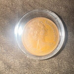 1971 NEW PENCE 2p British Elizabeth II  Coin Very Rare